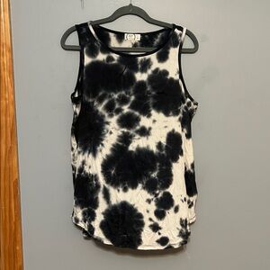 Maurices Monochrome Tie-Dye Tank Top